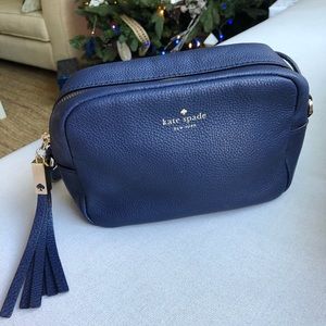 Kate Spade Leather Navy Crossbody